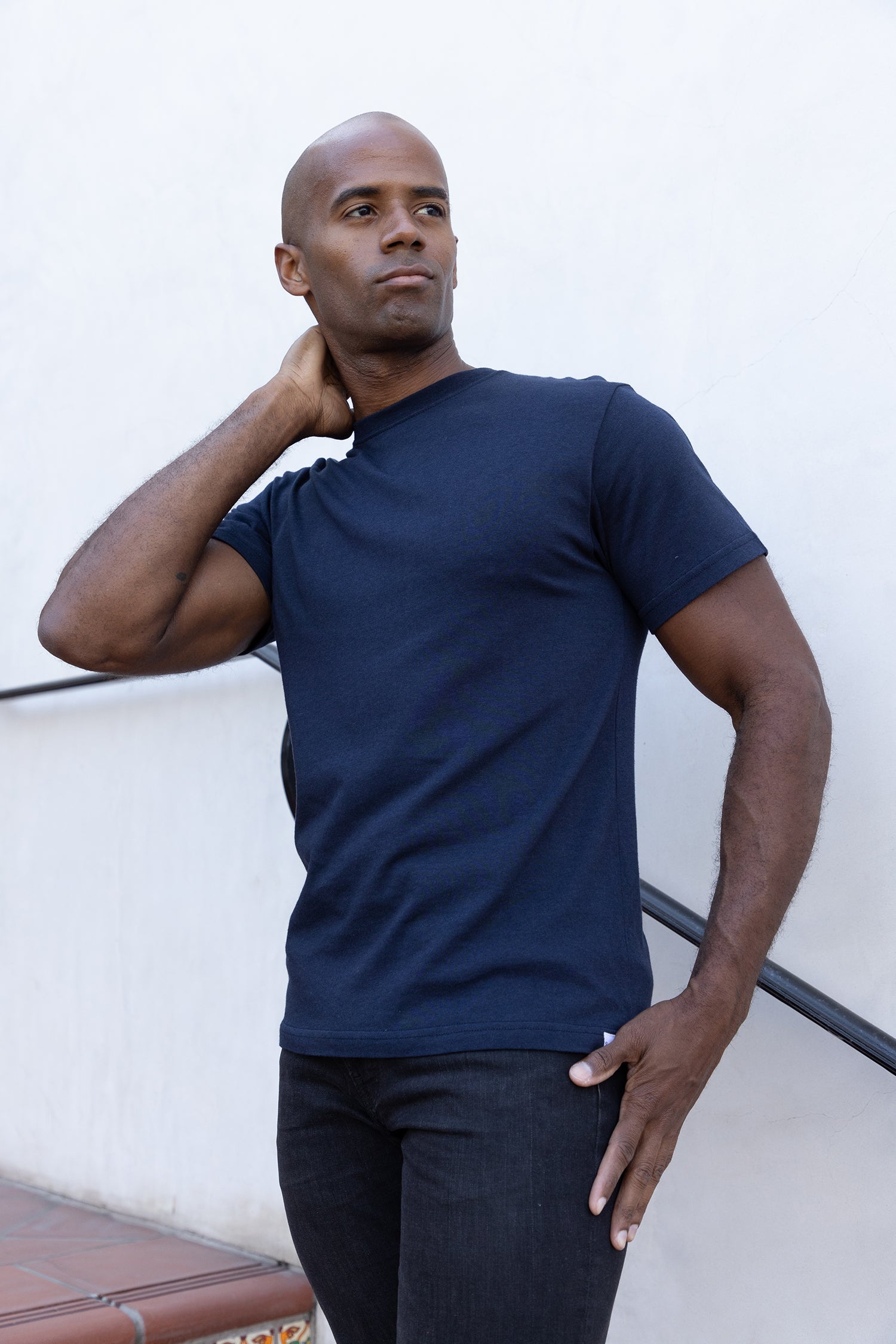Men's Bamboo Viscose T-Shirt – Organic Cotton, Classic Fit